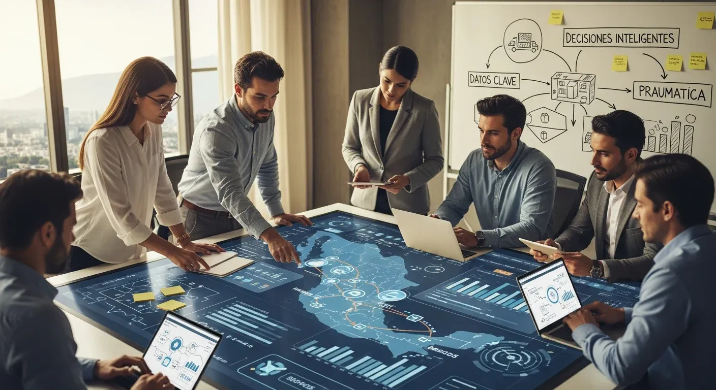 Illustration for: Logística 2026: Menos robots y más decisiones inteligentes